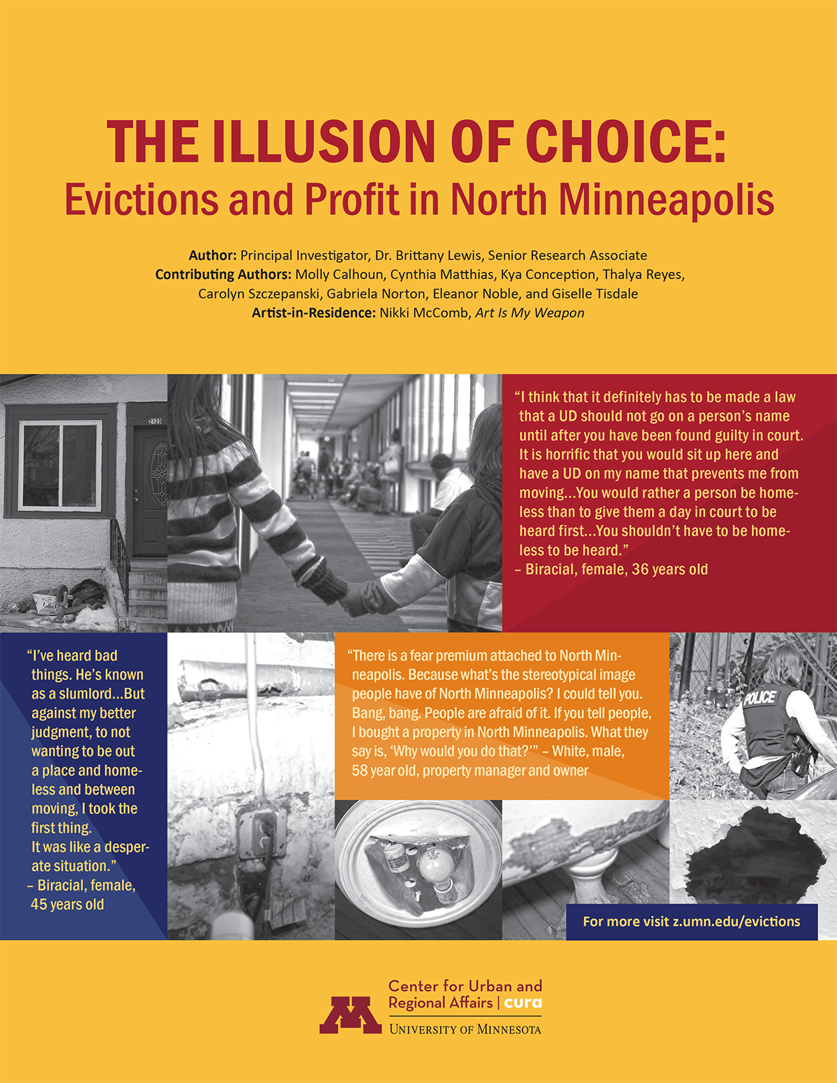 "The Illusion of Choice: Evictions and Profit in North Minneapolis"