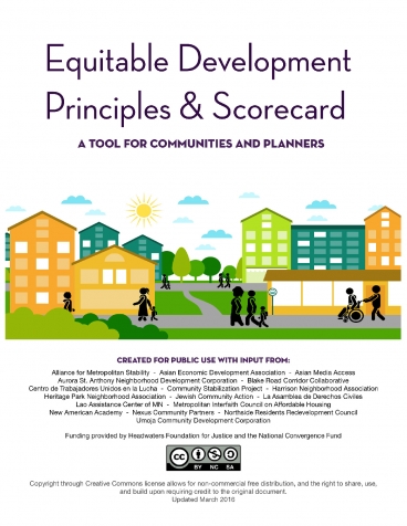 Equitable Development Scorecard-cover