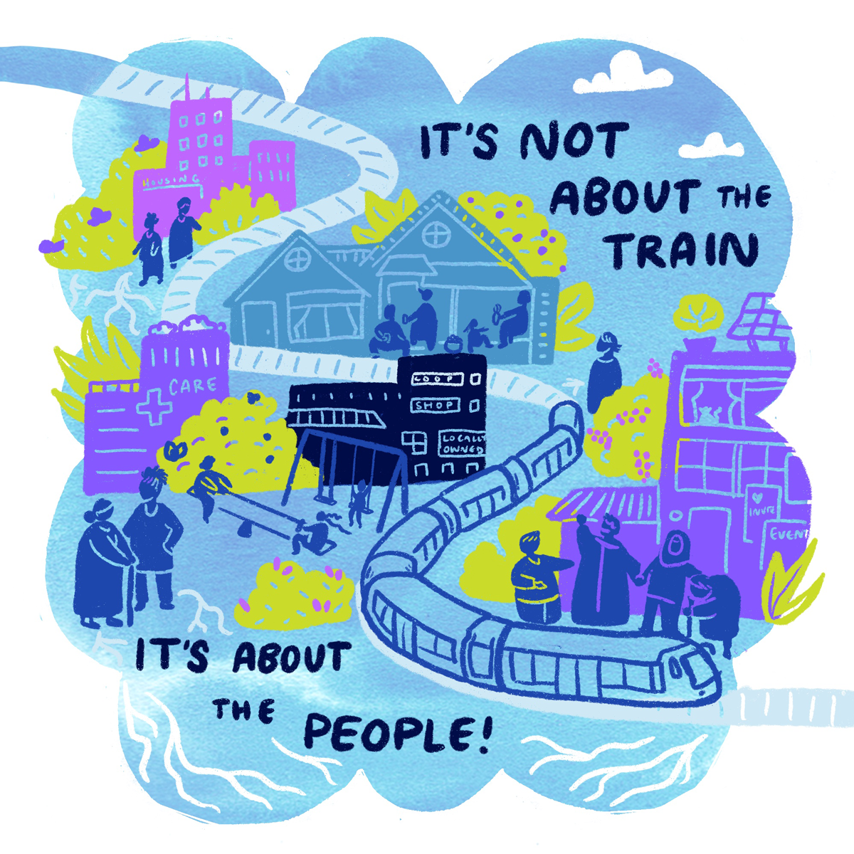 It's not about the train, it's about the people!